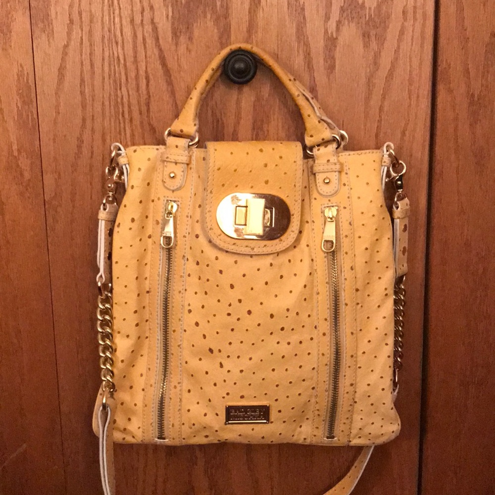 Badgley Mischka | Ostrich Leather Handbag